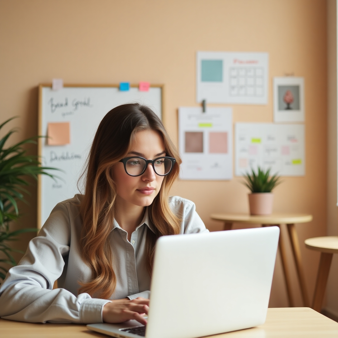 A young digital strategist sitting